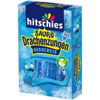 hitschies Set Saure Drachenzungen Wassereis bunt+blau 2x 10 Stck. 2x 400 ml