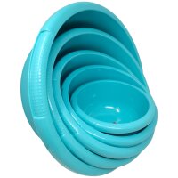 5x Curver Rundschüsseln 1,3L 2,5L 4L 6,3L 10,5L türkis Schüsseln