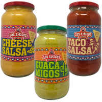 Set aus 3 Los Amigos Tex Mex Saucen Dips Cheese Salsa...