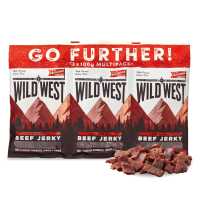 Wild West Beef Jerky 3 x 100g Multipack Original...