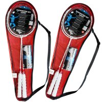 2x Badminton Set 260XT 4 Schläger 6 Federbälle...