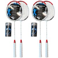2x Badminton Set 260XT 4 Schläger 6 Federbälle...