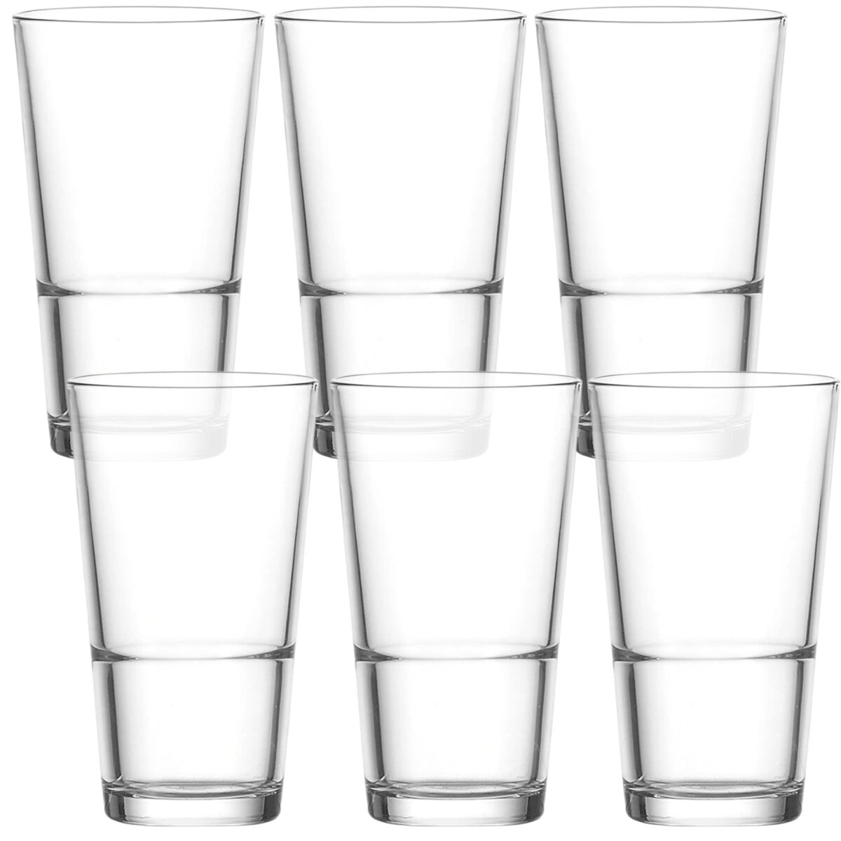 5 Trinkgläser Longdrinkgläser 0,3 l Wassergläser Golddekor 60er Jahre DDR
