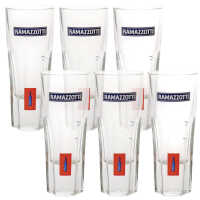 6x Rastal Ramazzotti Glas 2+4cl Aperitifs Digestifs...