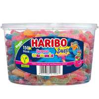 Haribo Super Wummis sauer vegan 150er DS Fruchtgummi...