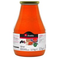 TGQ Ajvar Mild 2650 ml Glas Konserve –...