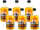 6x Sirup Royale Orange Getränkesirup 0,5 L EW Drinks Cocktails Shakes Desserts Backen