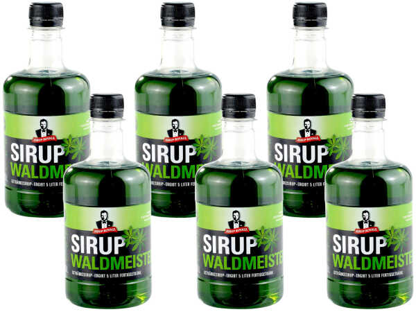 6x Sirup Royale Waldmeister Getränkesirup 0,5 L EW Drinks Cocktails Shakes Desserts Backen
