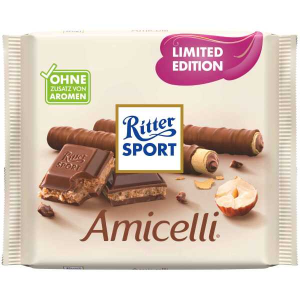 Ritter Sport Amicelli 100g Limited Edition Schokolade