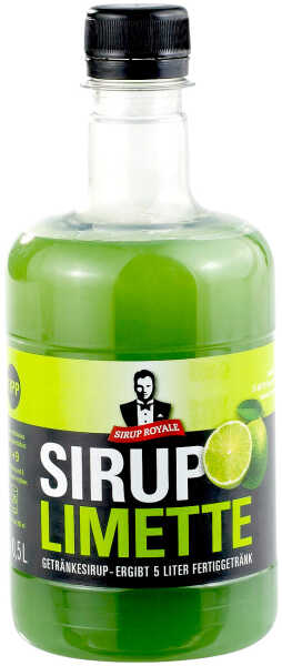 Sirup Royale Limette Getränkesirup 0,5 L EW Drinks Cocktails Shakes Desserts Backen
