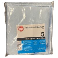 Sito Geschirr- & Gläsertuch blau 50x70 5er-Pack...