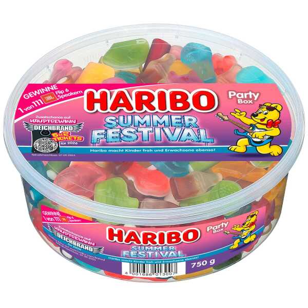 Haribo Summer Festival 750g Dose Sommer Limited Edition Fruchtgummi
