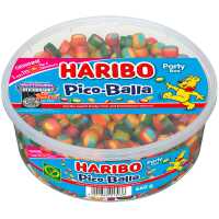 Haribo Pico-Balla vegetarisch 660 g Dose Fruchtgummi...