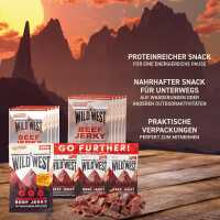 Wild West Beef Jerky 1kg Set Original Rindfleisch Snacks Paket Trockenfleisch