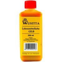 Wusitta Lebensmittelfarbe Gelb 250 ml Lebensmittel Backen...