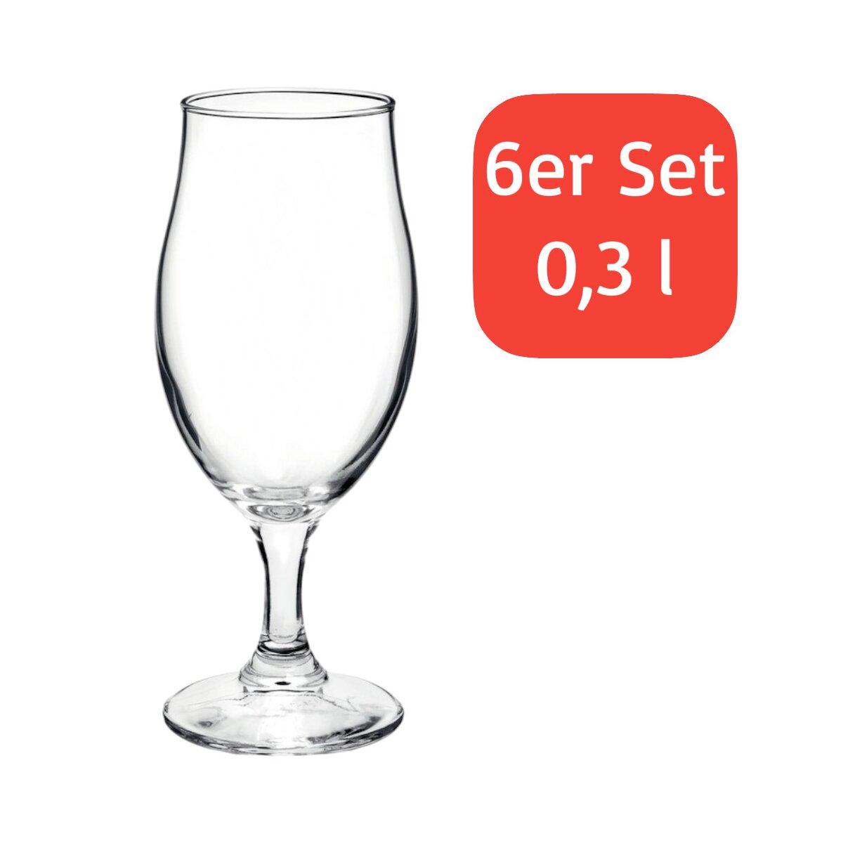 6x Van Well Biertulpe Henry, Eichung 0,3 L, spülmaschinenfest, 26,99 €
