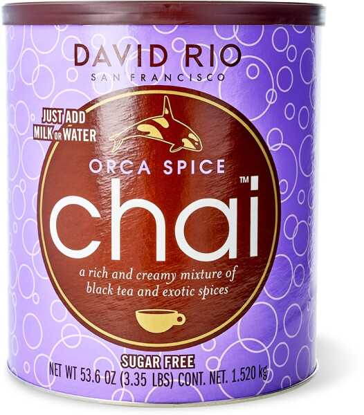 David Rio Orca Spice Chai 1,52 kg Dose Gastro zuckerreduziert Schwarztee Gewürze