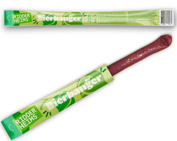 Ridderheims Sticks Bierbanger 50g Snack-Salami luftgetrocknet Schweinefleisch 30cm vakuumiert - aus Schweden