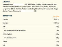 Ridderheims Sticks Bierbanger 50g Snack-Salami luftgetrocknet Schweinefleisch 30cm vakuumiert - aus Schweden