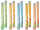 10er Probierpaket Ridderheims Sticks Snack Salami Mix 5 Sorten a 50g