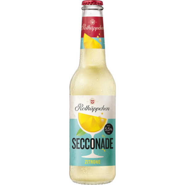 Rotkäppchen Secconade Zitrone 0,33 l fruchtig‑spritziger Secco‑Mix mit Limonade 5,5 % vol