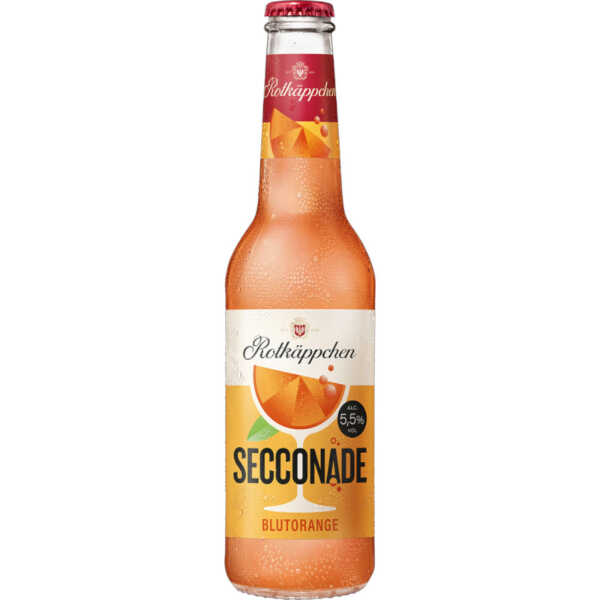 Rotkäppchen Secconade Blutorange 0,33 l spritziger Secco‑Mix mit Blutorange 5,5 % vol