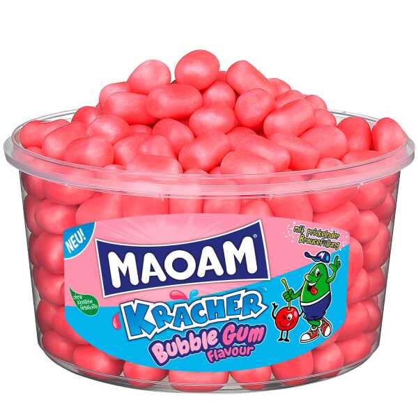 Maoam Kracher Bubble Gum 265er 1,2 kg Pop‑Candy mit Brausefüllung