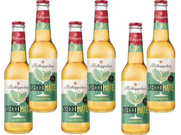 6x Rotkäppchen Seccomate 0,33 l mate-inspirierter Secco‑Mix mit Koffein (7,0 % vol) #1