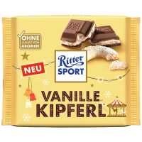 Ritter Sport Vanille Kipferl 100 g Wintersorte...