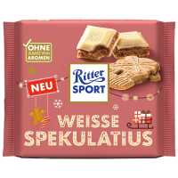 Ritter Sport Weiße Spekulatius 100 g Wintersorte...