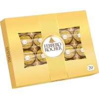 Ferrero Rocher 20er Geschenkpackung Knuspriger...
