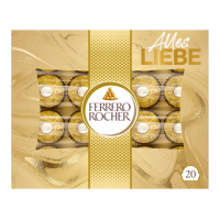 Ferrero Rocher 20er Geschenkpackung Knuspriger...