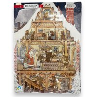 1x Riegelein Adventskalender 65 g – Vollmilchschokolade, 24 Türchen, 2 Designs sortiert