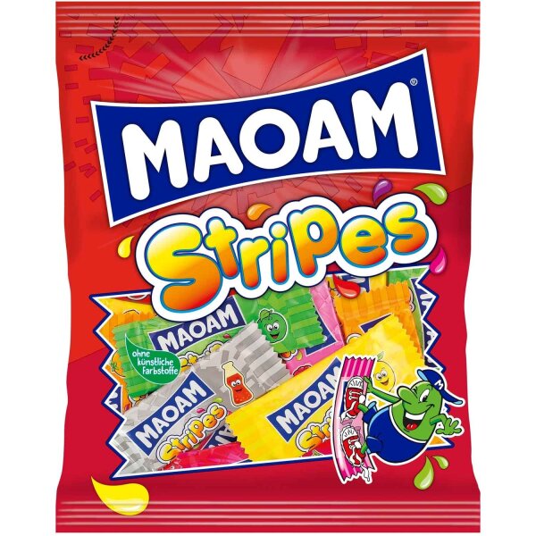 MAOAM Joystixx 325 g – fruchtige Kaubonbon-Stangen in verschiedenen Sorten