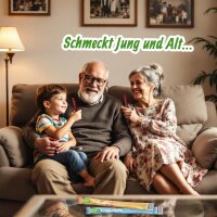 1 Karton Ridderheims Snack-Salamis Caramba 40 St. (50 g) 30 cm aus Schweden