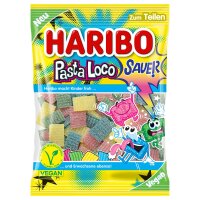 Haribo Pasta Loco sauer vegan 160 g Fruchtgummi Snack