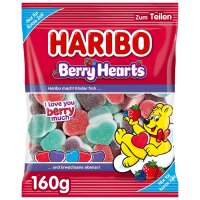 Haribo Berry Hearts 160 g – fruchtige...