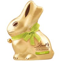 Lindt Goldhase Pistazie 100 g – Vollmilchschokolade...