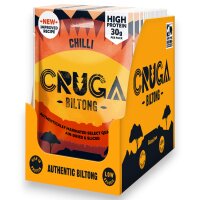 CRUGA Biltong Chilli 16x 60 g – High Protein Beef...