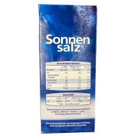 24x Sonnensalz Jodsalz 500 g – feines Speisesalz mit Jod für Küche, Vorrat und Gastronomie