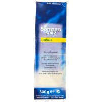 24x Sonnensalz Jodsalz 500 g – feines Speisesalz mit Jod für Küche, Vorrat und Gastronomie