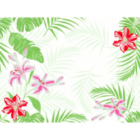 Dunicel® Tischsets Tropical Lily 30 x 40 cm –...