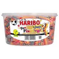Haribo Fan Pixel sauer vegan 150er Fruchtgummi Fussball...