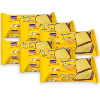 6x KuchenMeister Marzipankuchen 400g – Saftiger...