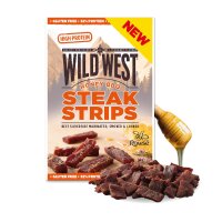 Wild West Beef Jerky Mix Set 1 kg – 6 Sorten Jerky Biltong Steak + Turnbeutel gratis