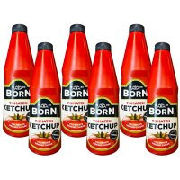 6x Born Tomatenketchup 1 Liter – zuckerarm,...