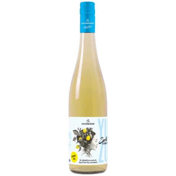 Katlenburger Yuzu Spritz Alkoholfrei 0,75 l – Prickelnder Aperitif mit exotischer Yuzu