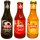 WERDER Ketchup Fan Edition Set 3 x 450 ml – Tomaten Ketchup, Gelber Ketchup & Barbecue Ketchup