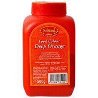 Schani Lebensmittelfarbe Orange Pulver 500g Streudose...