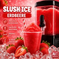 Bussy Slush Ice Erdbeere Sirupkonzentrat 3 l Kanister...